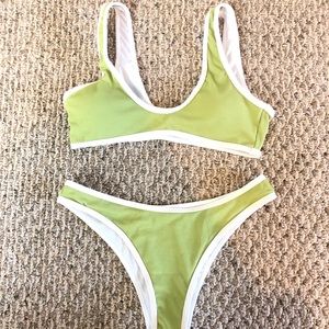 Apple Green Bikini Size Small